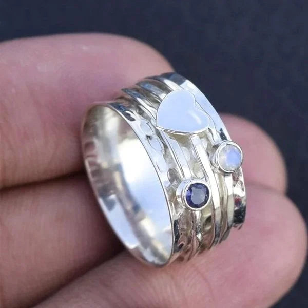 Bague Cœur Spinner